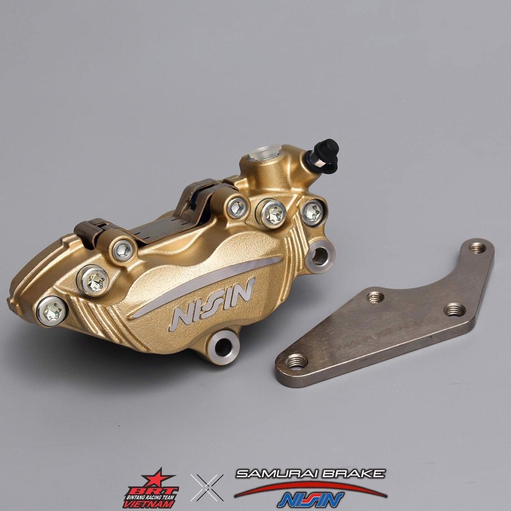 Heo dầu Nissin Samurai Brake trình làng phiên bản 4 pis đầy cơ bắp 2banhvn #33 Heo dầu Nissin Samurai Brake trình làng phiên bản 4 pis đầy cơ bắp 2banhvn
